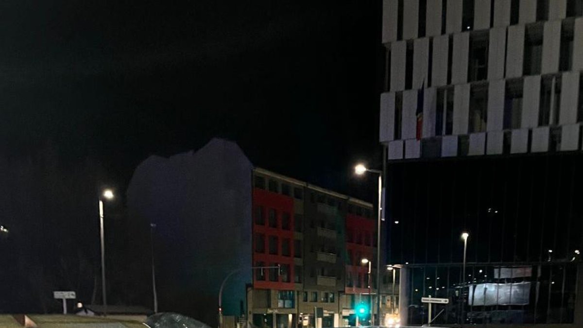 Un dels cotxes implicat a l'accident