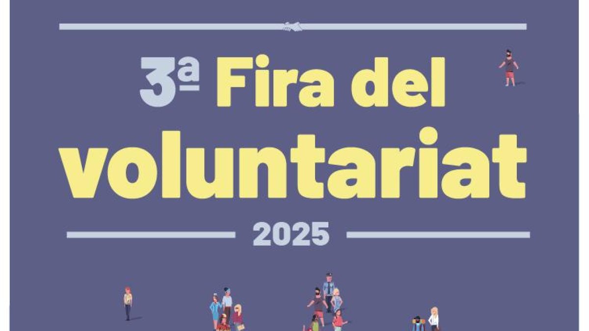 Cartell de la tercera fira del voluntariat