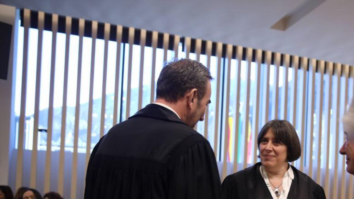 La jutgessa Canòlic Mingorance en l'obertura de l'any judicial