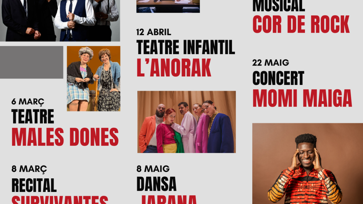 Cartell de la programació cultural d’Encamp