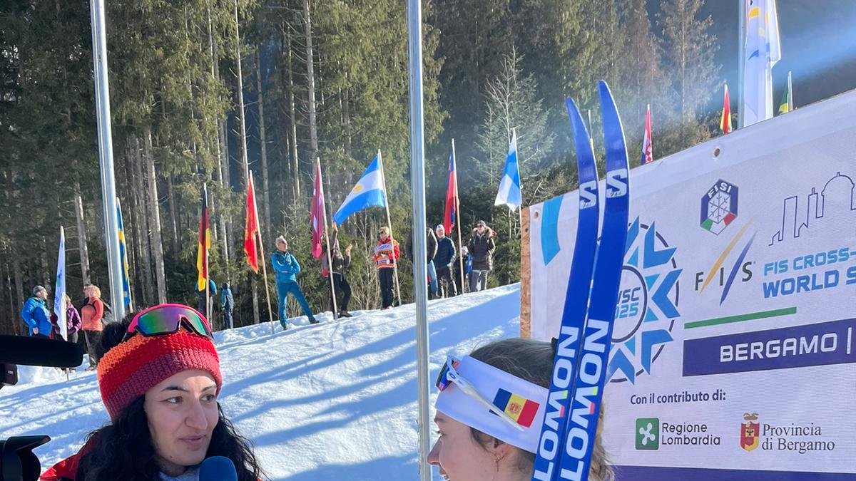 Gina del Rio després de la cursa esprint en estil clàssic