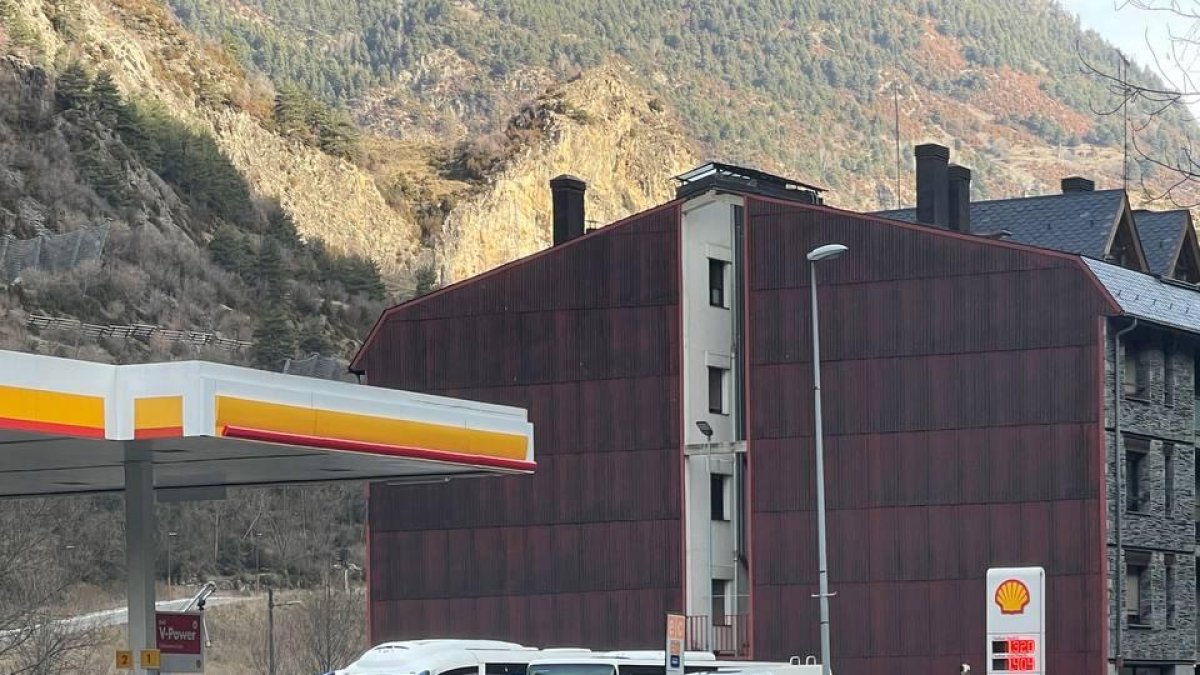 El cotxe implicat en l'accident