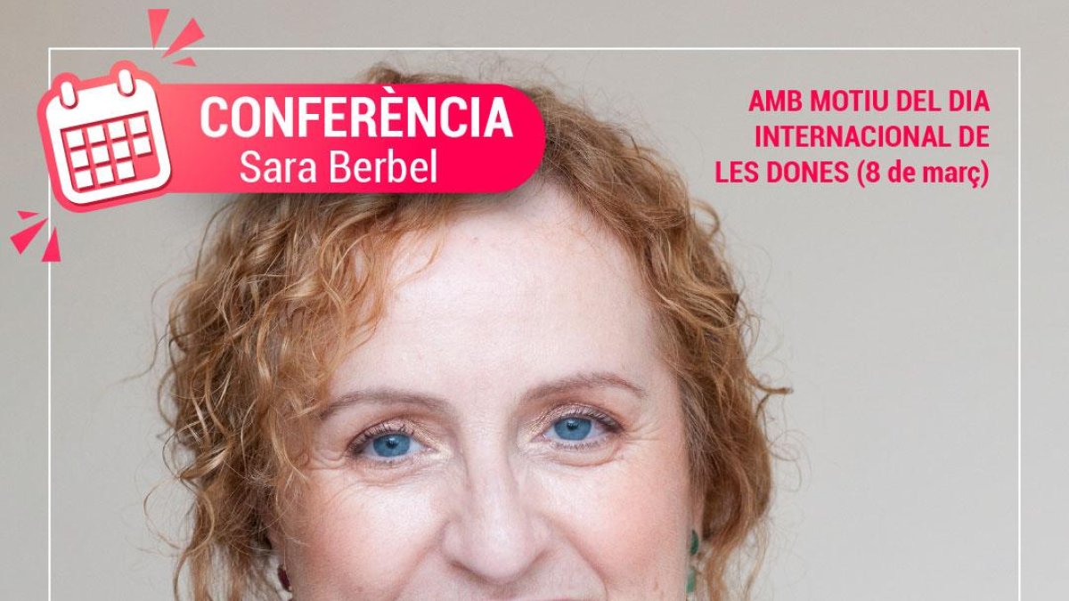 Cartell de la conferència de Sara Berbel