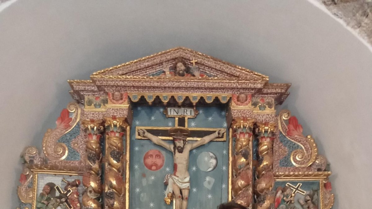 Lizarte, a l’església de la Santa Creu.