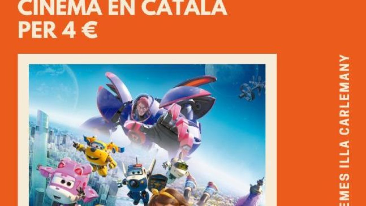 Cartell d'una projecció en català