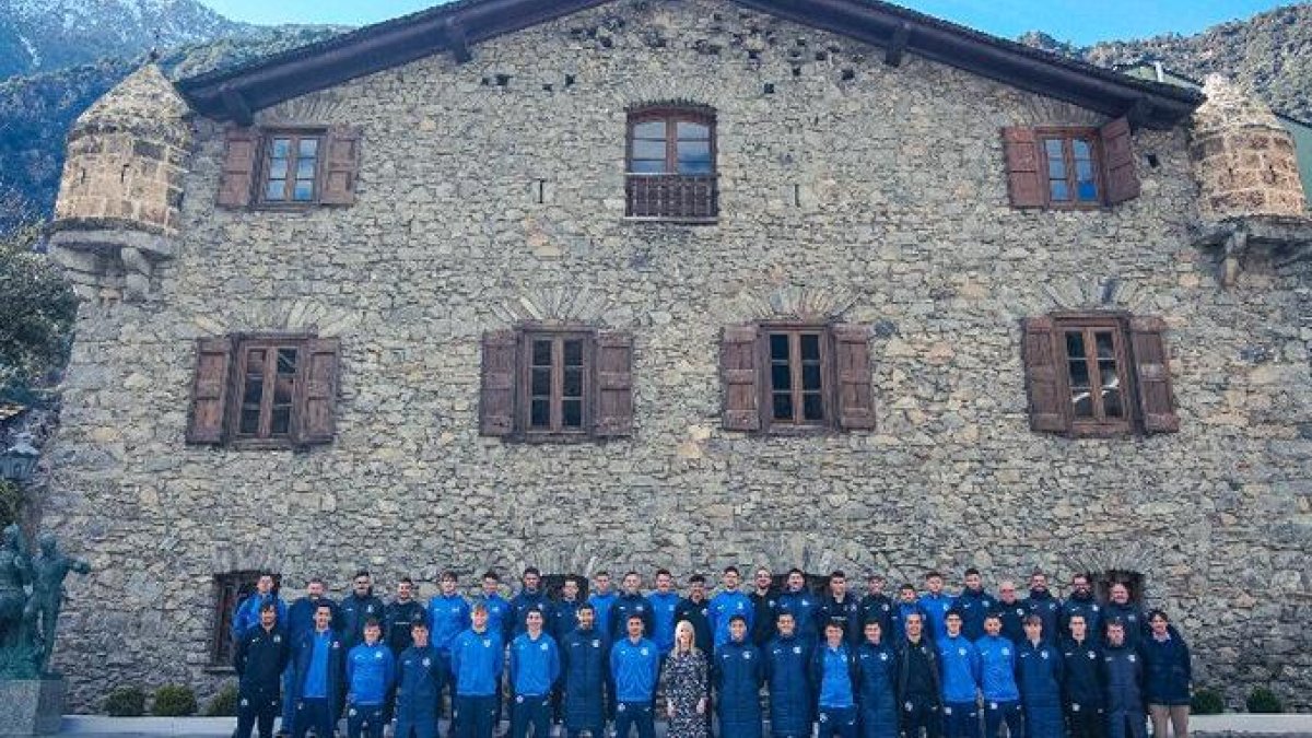 l'FC Andorra visita Casa de la Vall