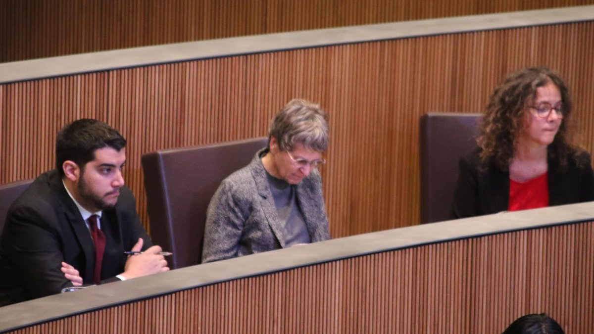 Els tres consellers del grup socialdemòcrata.