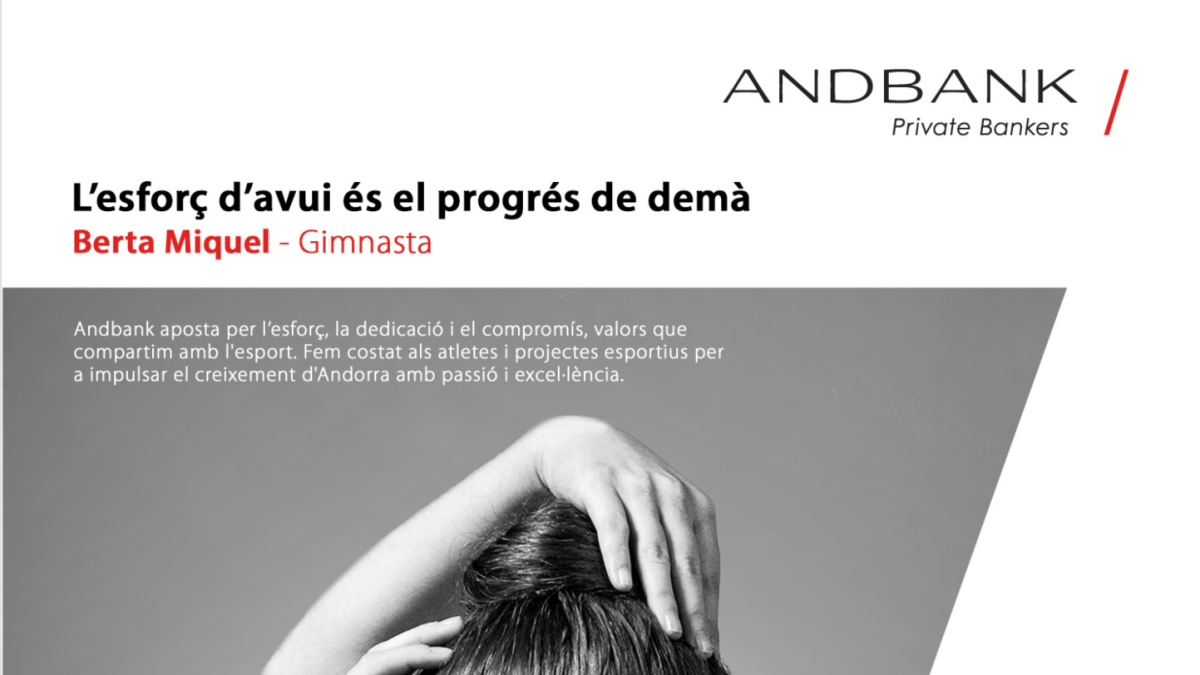 Berta Miquel a la campanya d'Andbank