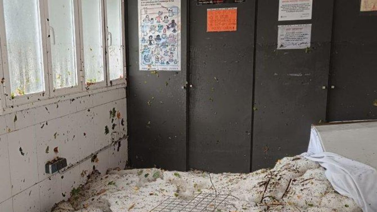 Els vestuaris de la Seu aquest matí.