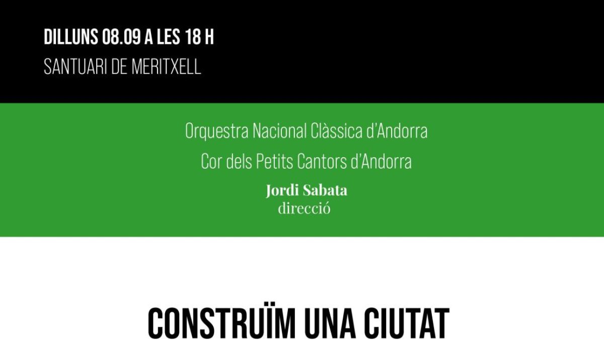 El cartell del concert d'aquest any.