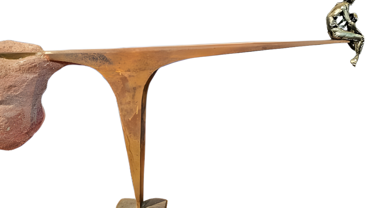 'Balança', de l’artista Miguel Ángel González.