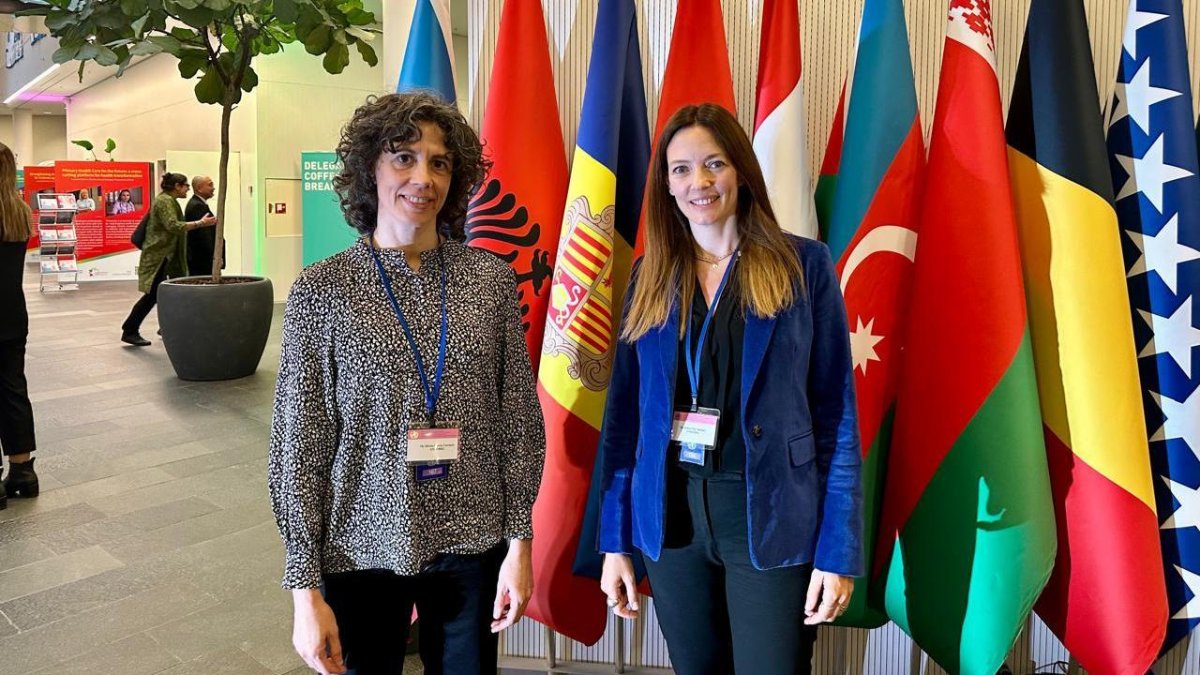 La ministra de Salut, Helena Mas, al comitè regional europeu de l'Organització Mundial de la Salut (OMS).