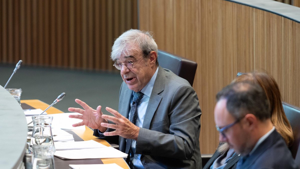 Ladislau Baró, en una sessió del Consell General.