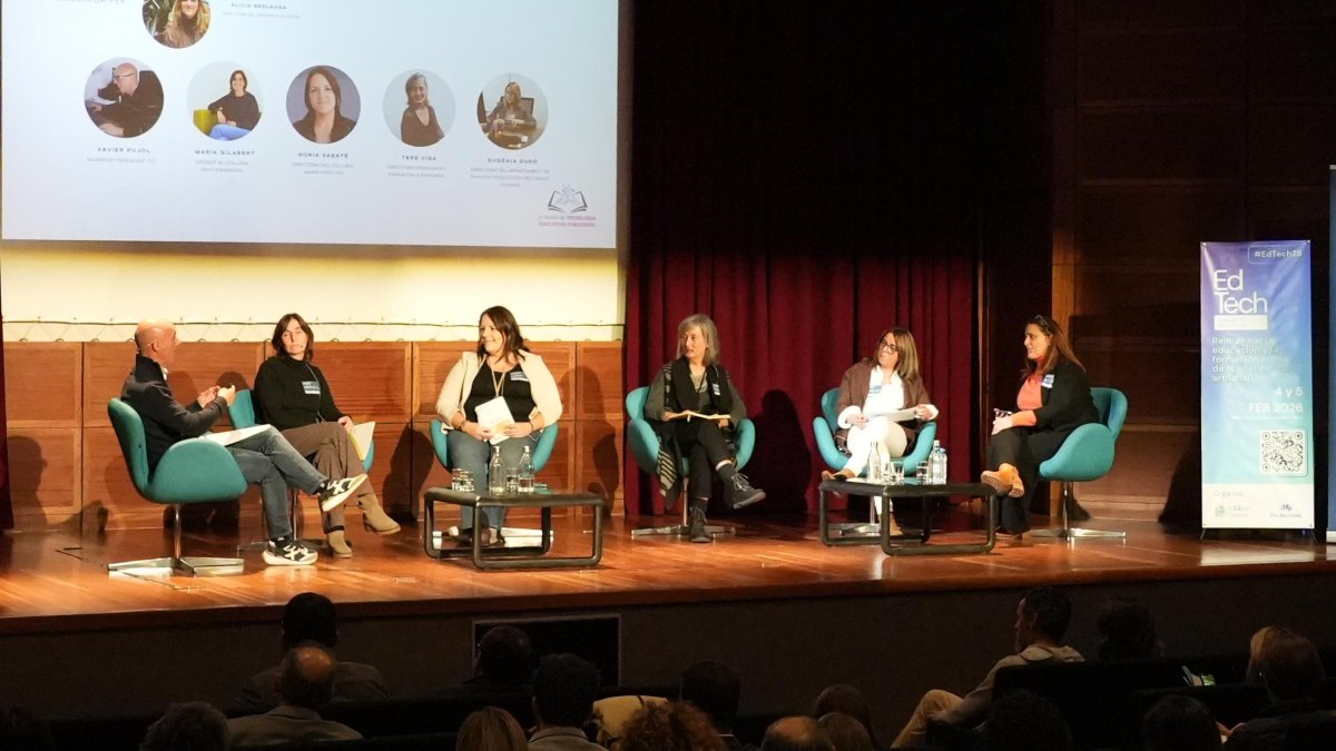 Un moment durant la taula rodona