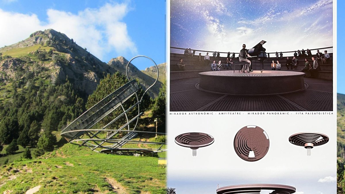 Mirador en forma d'ovni