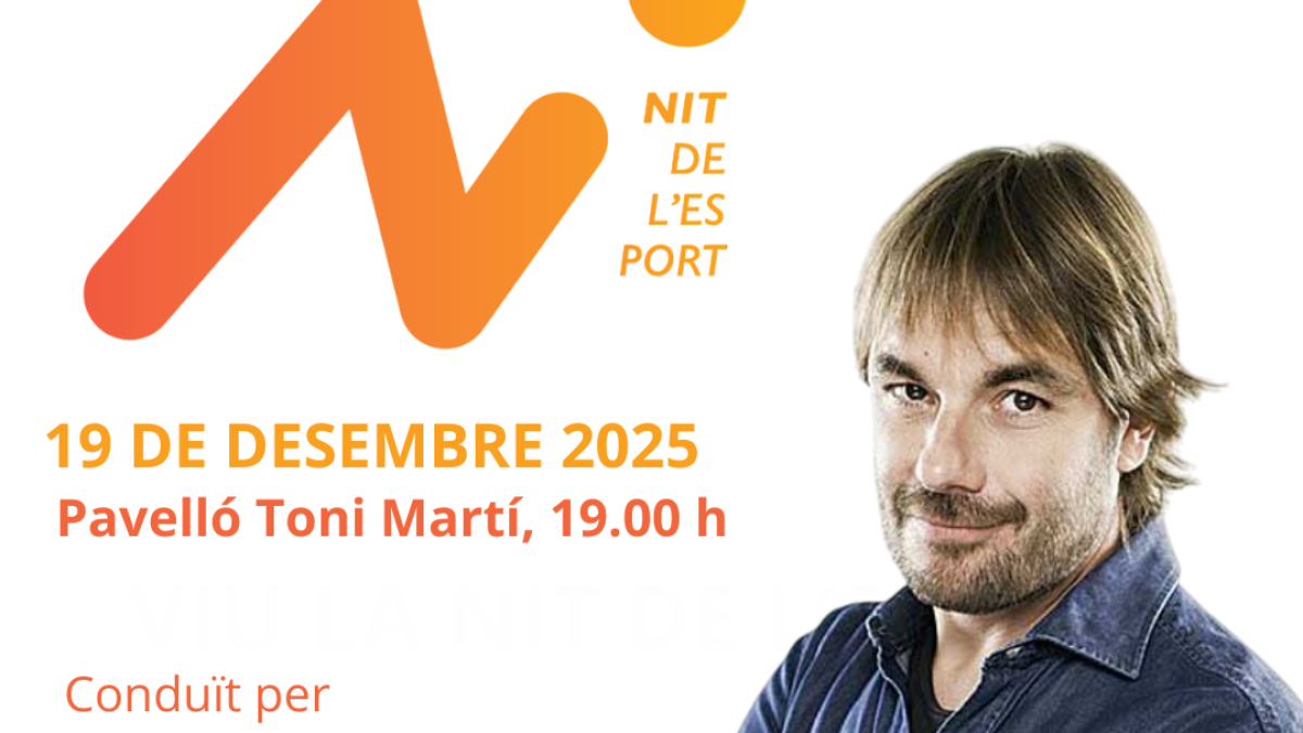 Cartell de la Nit de l'Esport.