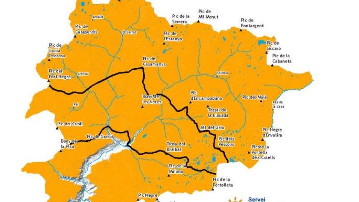 Nivell 3 de perill d’allaus a tot el Principat