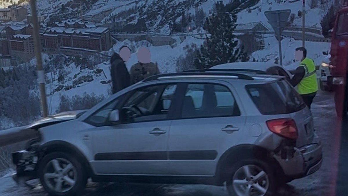 Imatge del vehicle accidentat