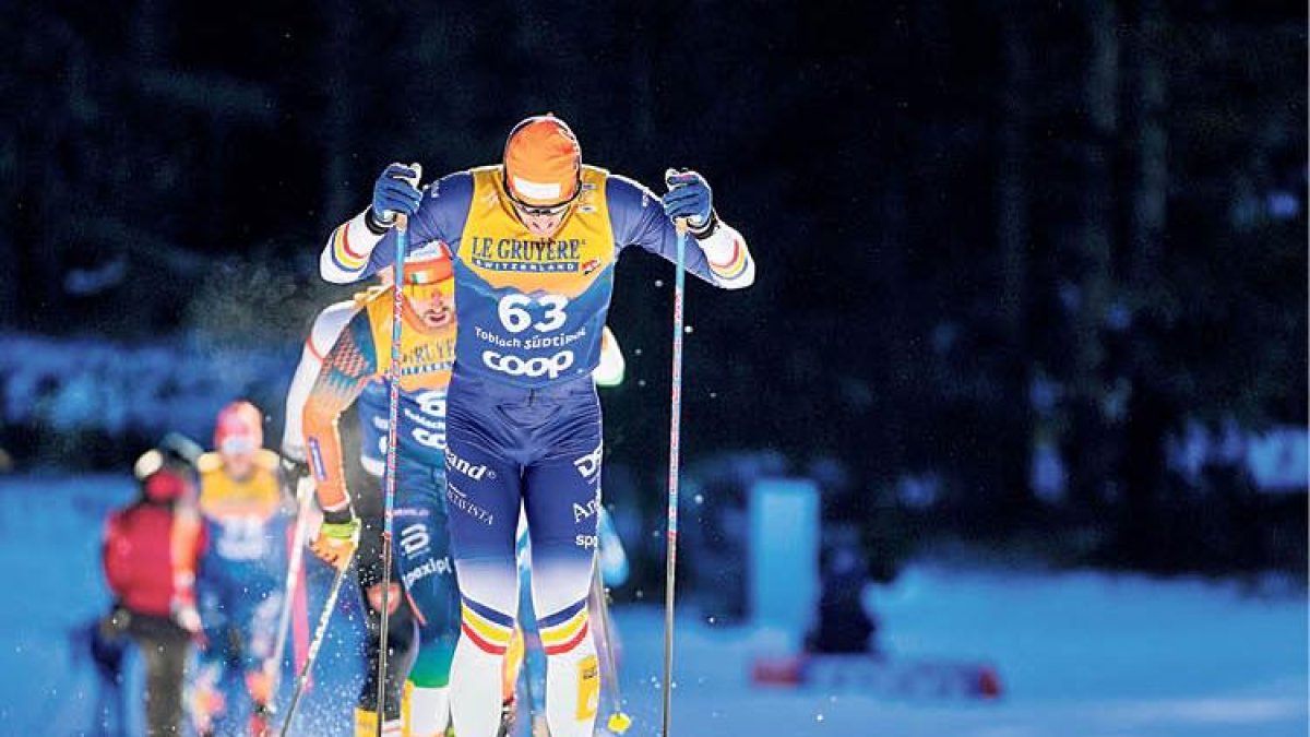 Irineu Esteve, a Dobbiaco.