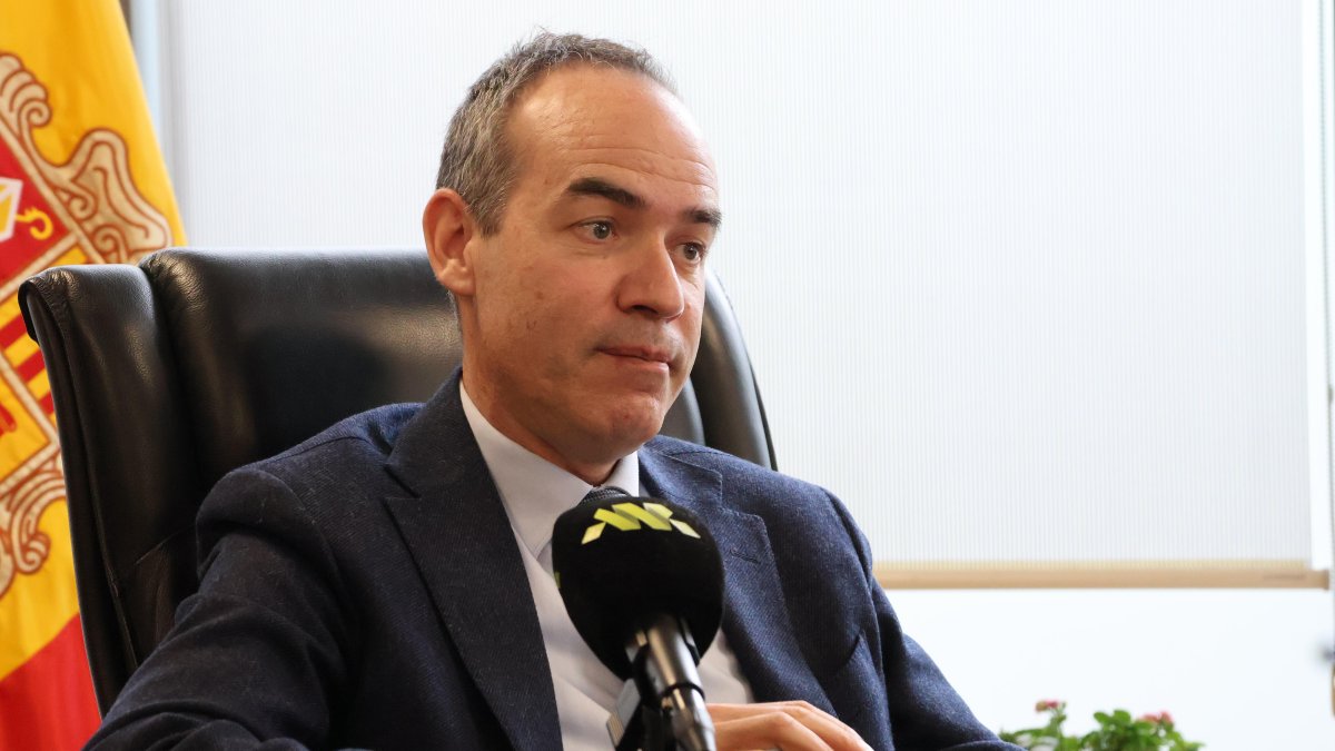 Jordi Alcobé, cònsol major de Canillo.