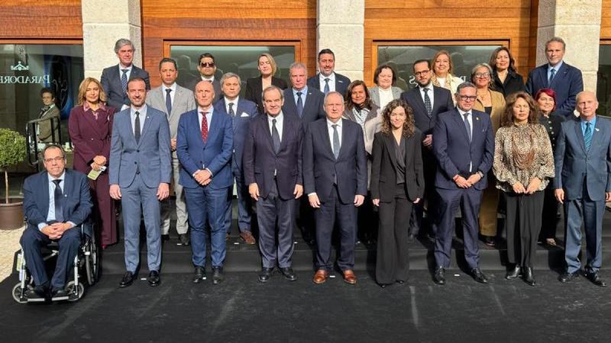 Els representants dels 22 països participants a la conferència iberoamericana.