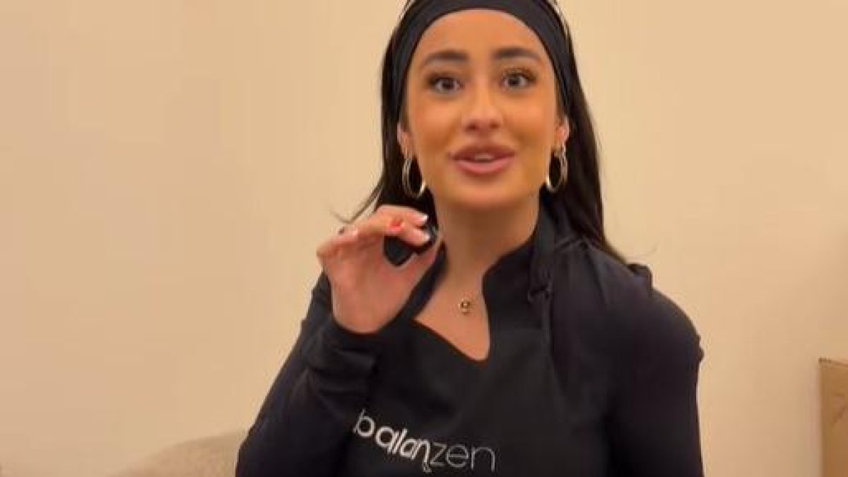 Marina Rivers treballant al Balanzen.