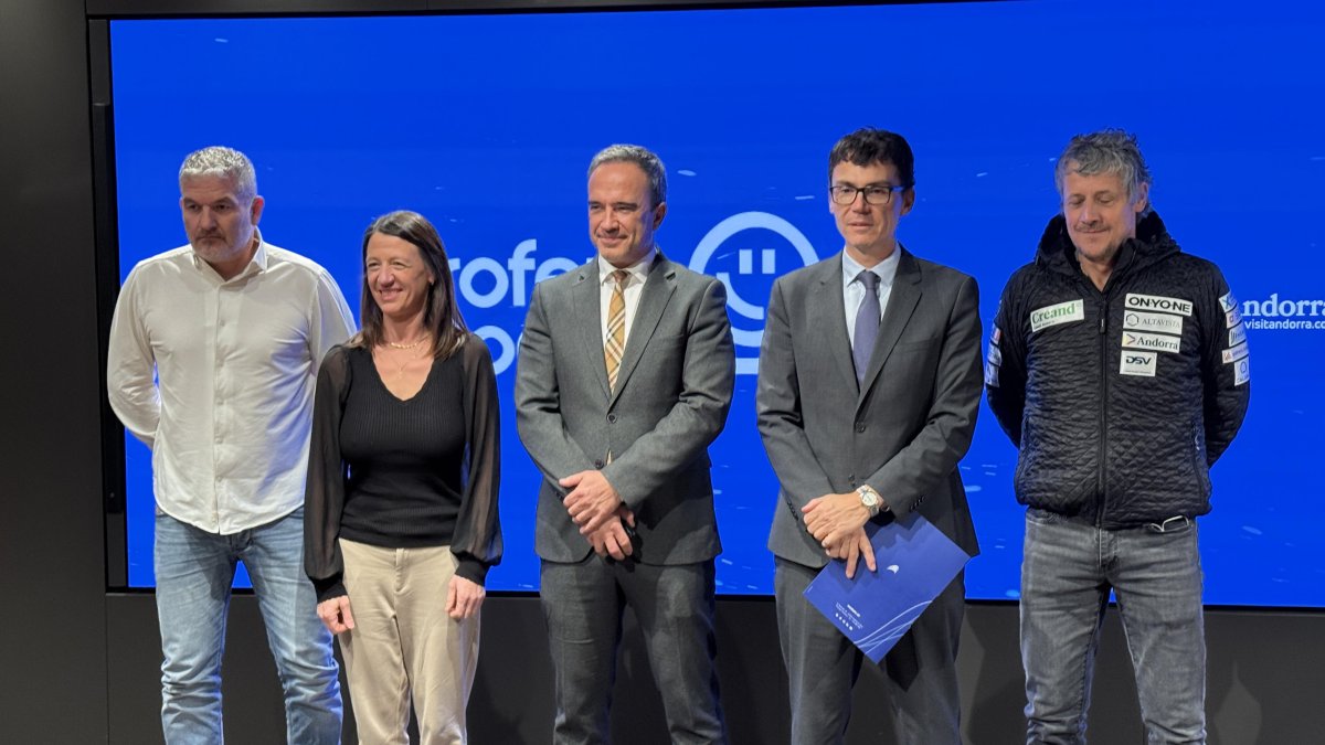 Un moment de la presentació del Trofeu Borrufa.