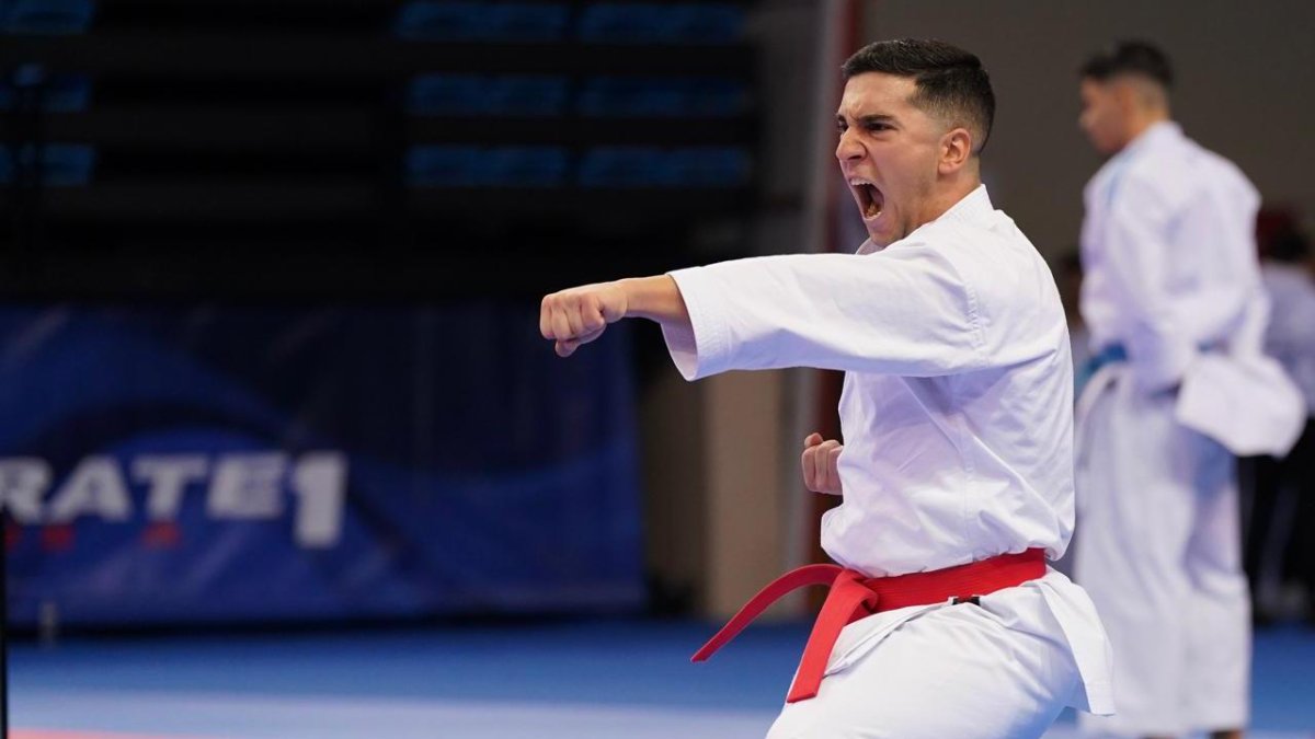 El kareteka Sílvio Moreira.