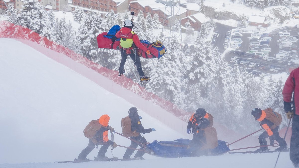 Simulacre d’emergències a la pista Àliga del Tarter.