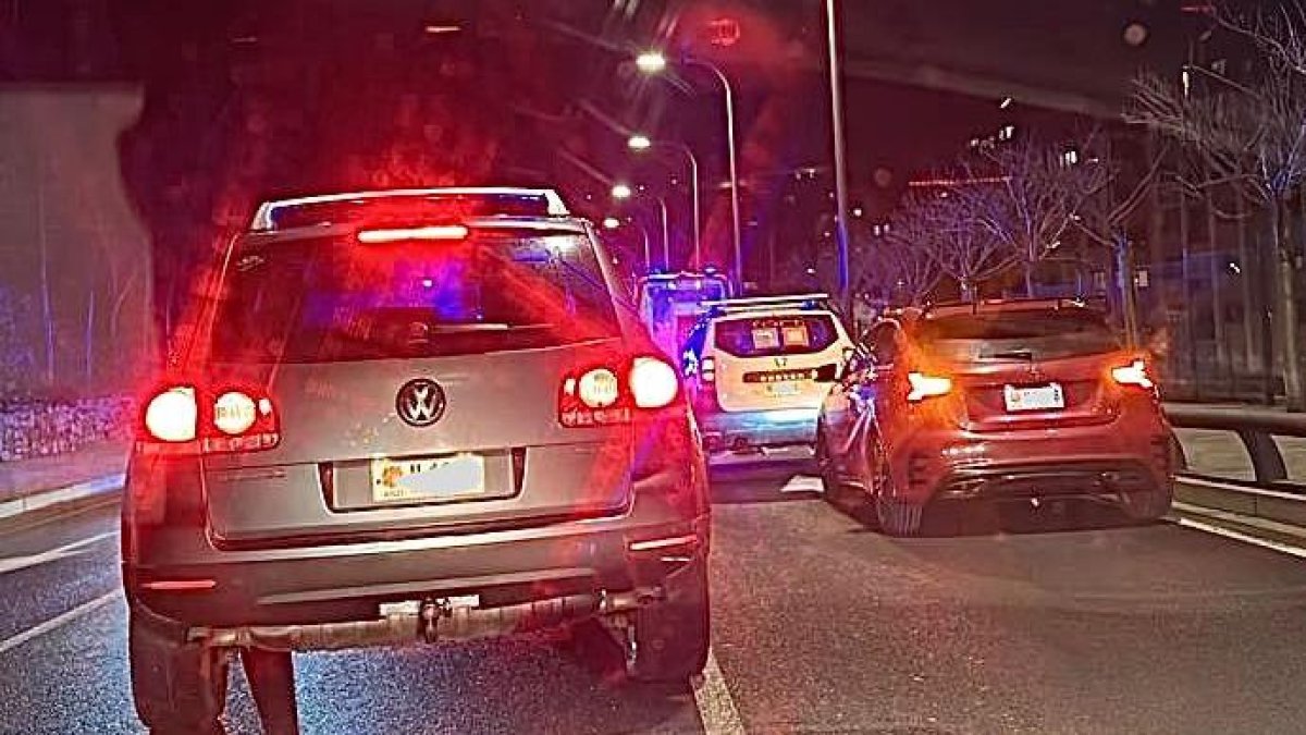 La carretera en què va tenir lloc l'accident.