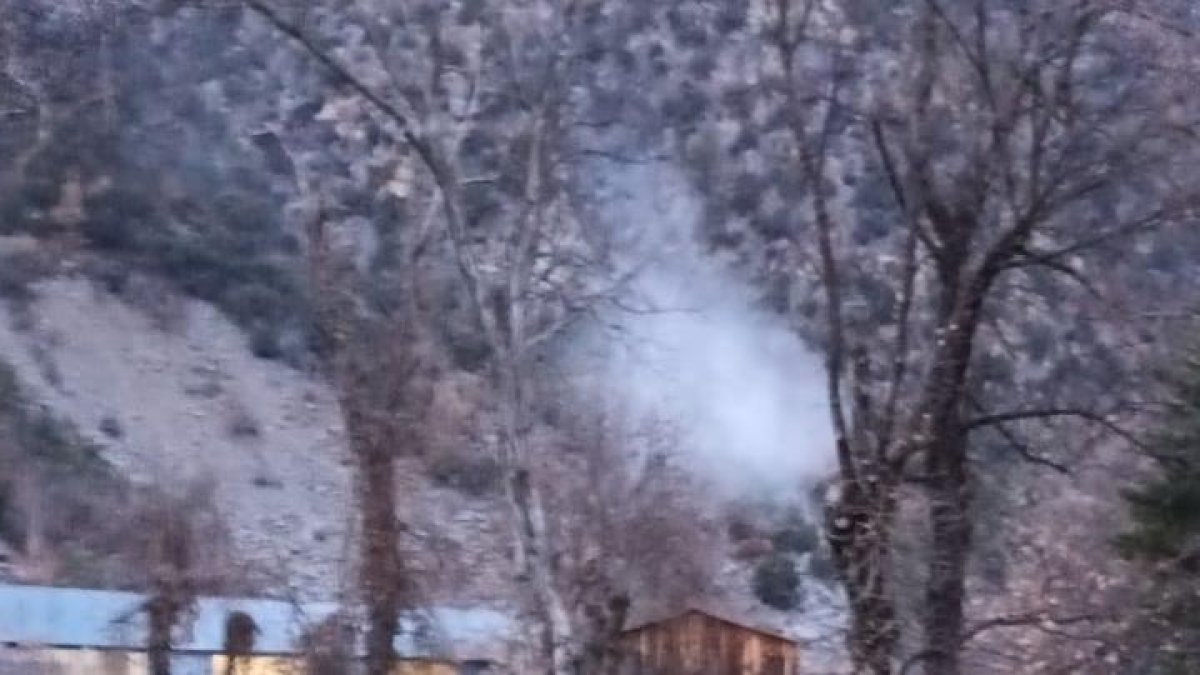 Caiguda de rocs a Santa Coloma aquesta tarda