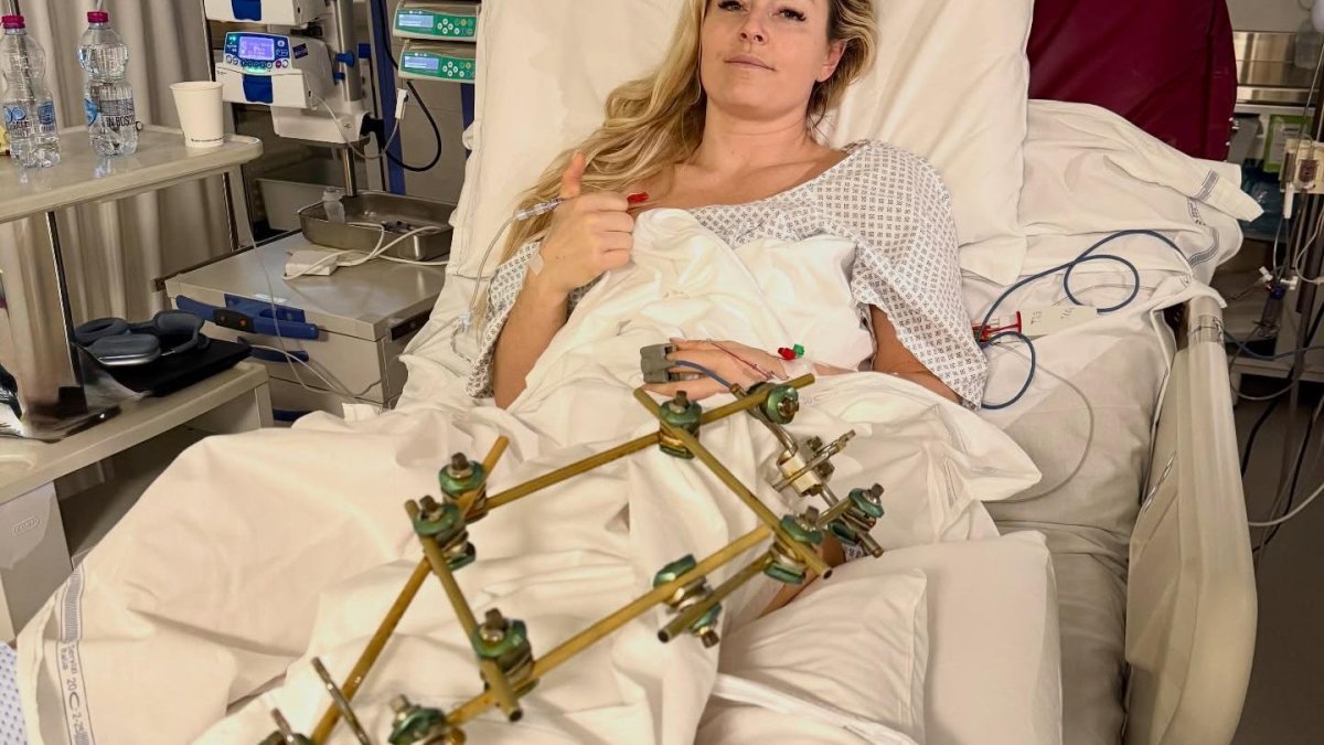 Lindsey Vonn a l'hospital després de l'operació de genoll