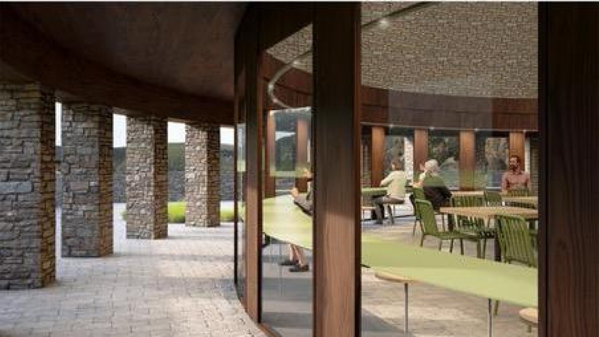 El restaurant amb vista panoràmica que es construirà al Palau de Gel.