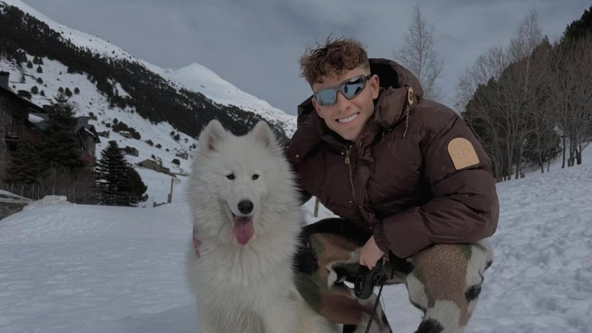 Fermín López passa uns dies a Canillo per desconnectar.