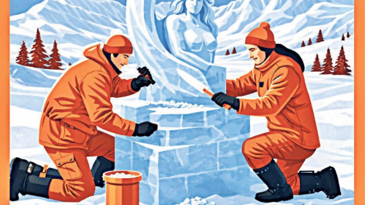 Cartell del concurs escultures de neu