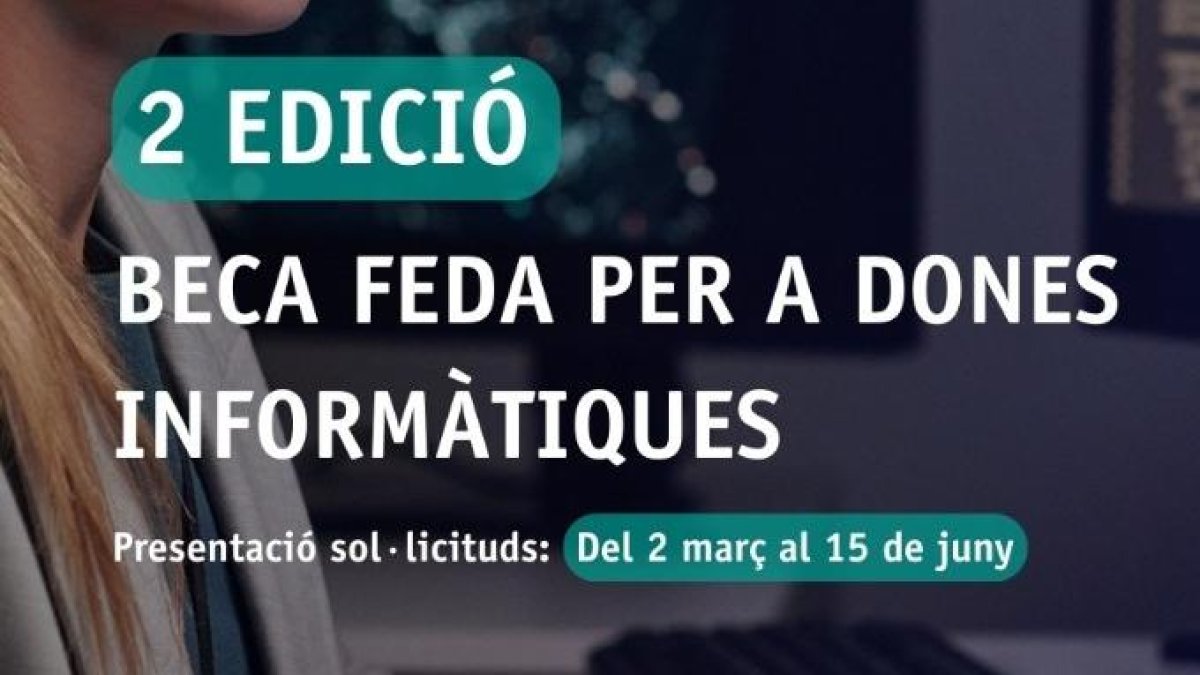 FEDA anuncia les beques per a done informàtiques.