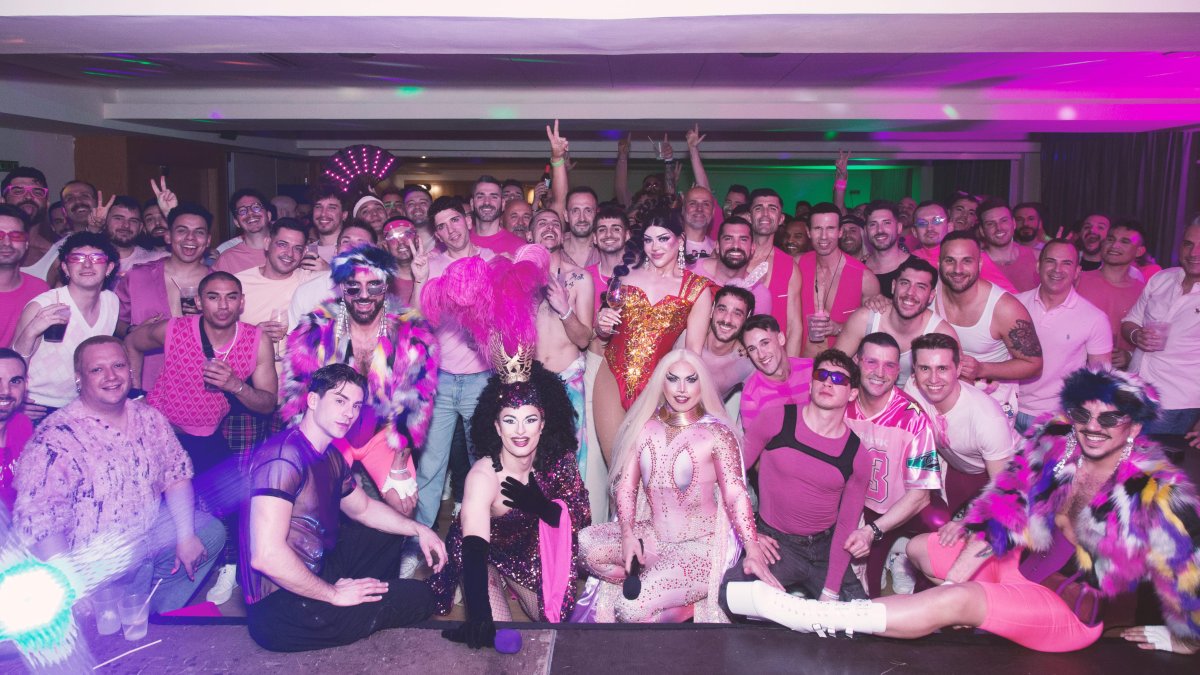 Participants en una edició anterior del festival d'hivern 'Maricongelada' a l'estació de La Molina