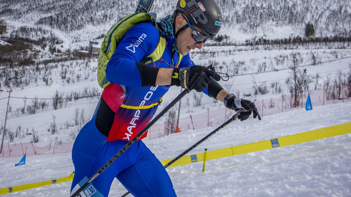 L'esquiador de muntanya, Oriol Olm.