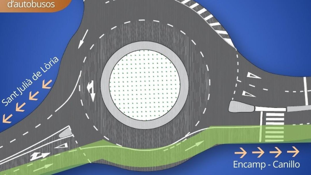 El nou funcionament de la rotonda de Prada Casadet.