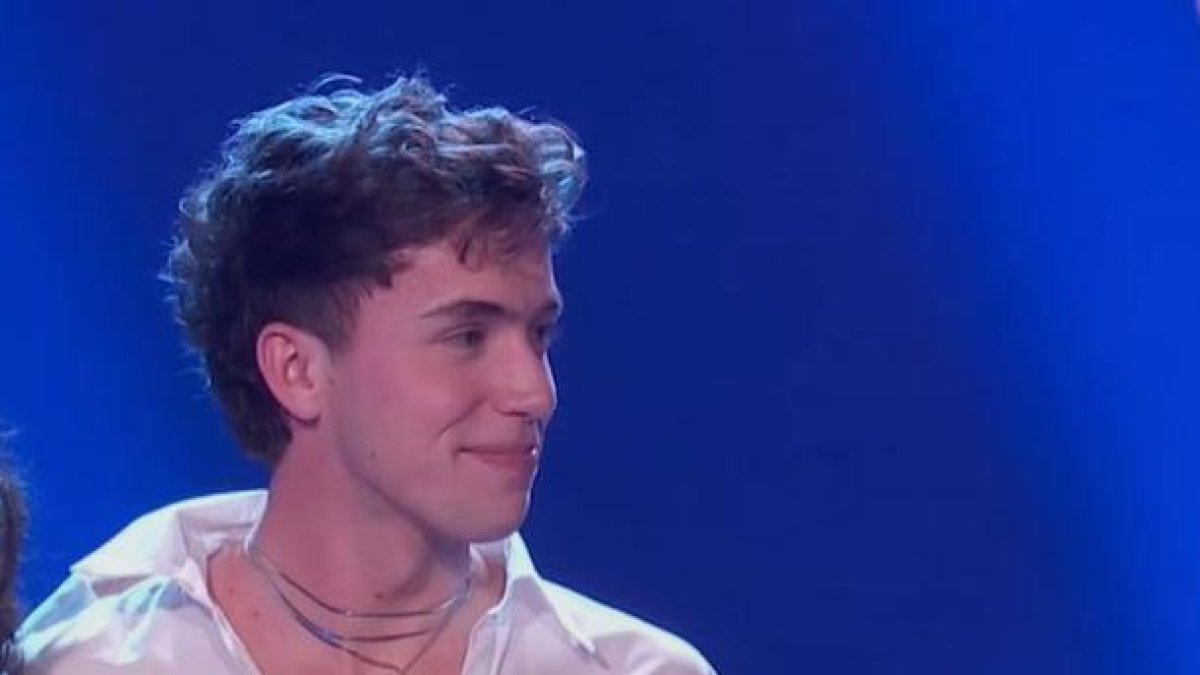 Ian Moya a la gala del relleu.