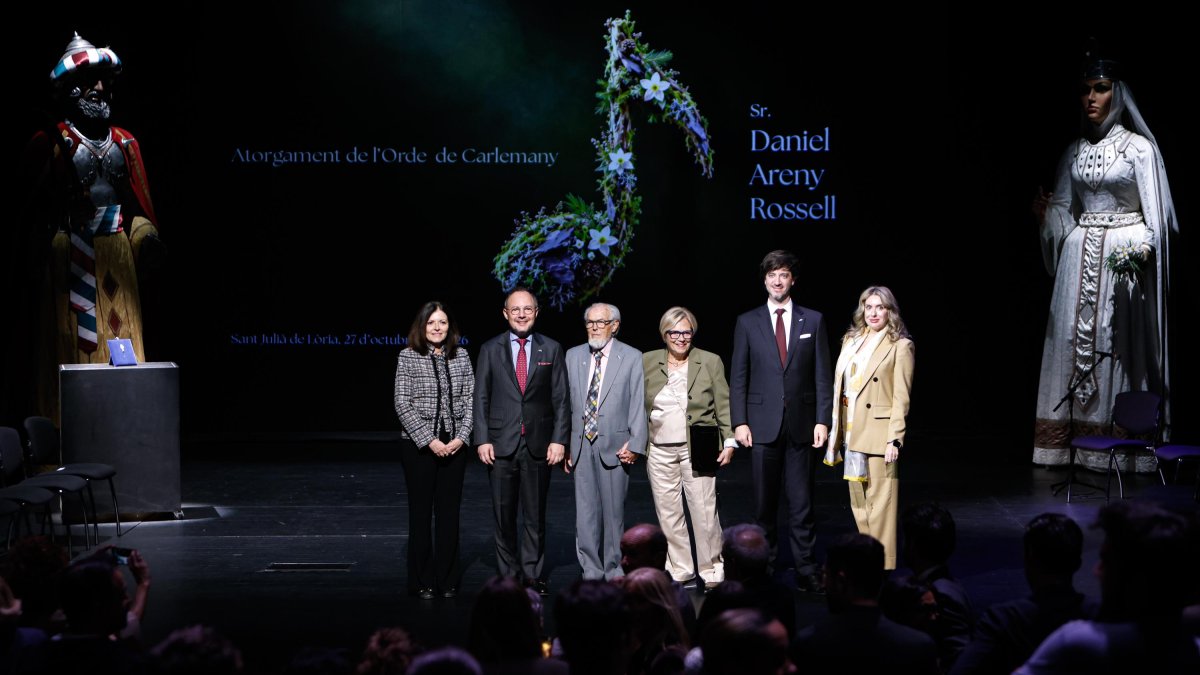 Andorra: Daniel Areny Rossell receives the Order of Charlemagne for musical legacy