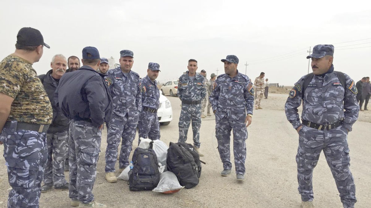 Les forces iraquianes irrompen a Mossul i prenen la televisió local