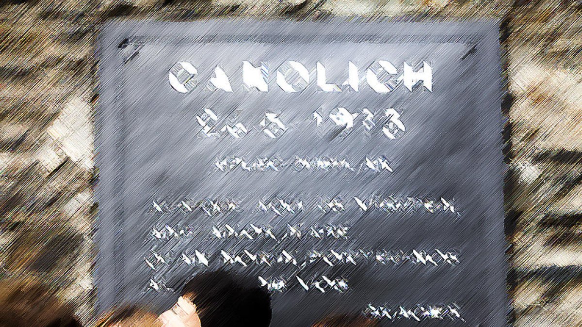 'Canòlich', amb 'h'