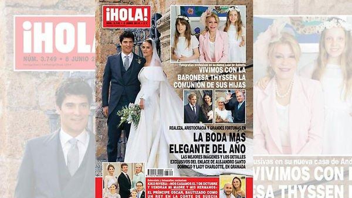 Portada de la revista '¡Hola!'