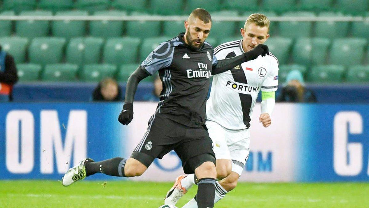 El Madrid paga la manca d'actitud amb un empat trist a Varsòvia