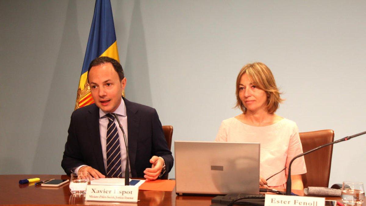 El ministre d'Afers Socials, Interior i Justícia, Xavier Espot