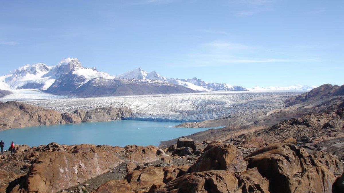 La glacera d'Upsala, a l'Argentina
