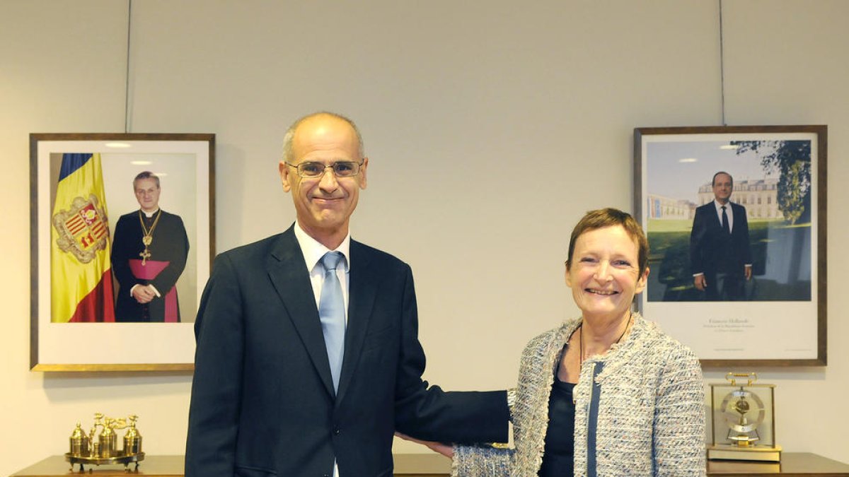 Ginette de Matha s'acomiada de Martí després de dos anys i mig en el càrrec d'ambaixadora