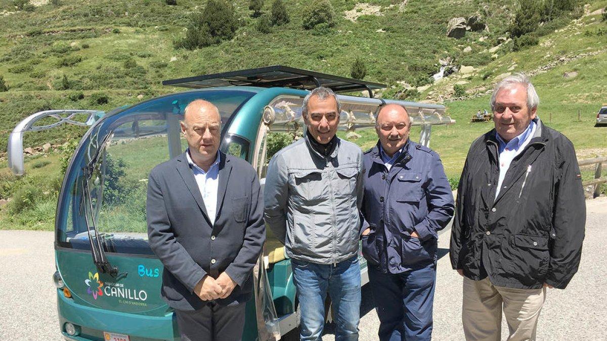 Presenten els dos vehicles elèctrics de la vall d'Incles