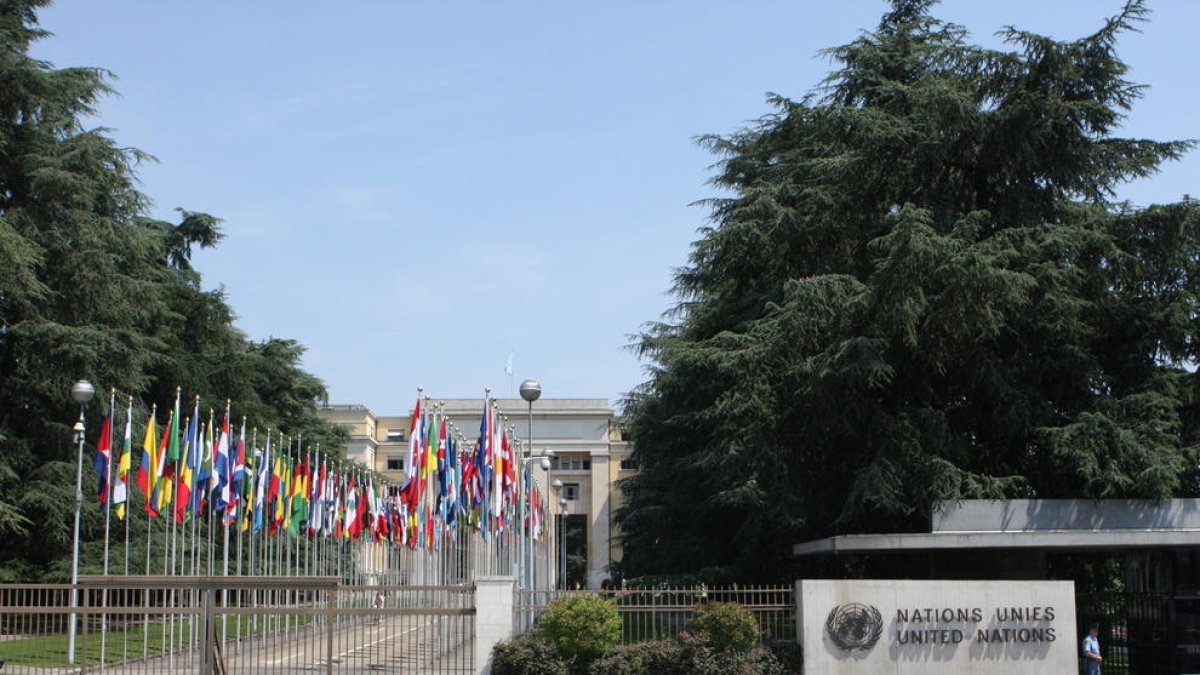 La seu de l'ONU a Ginebra.